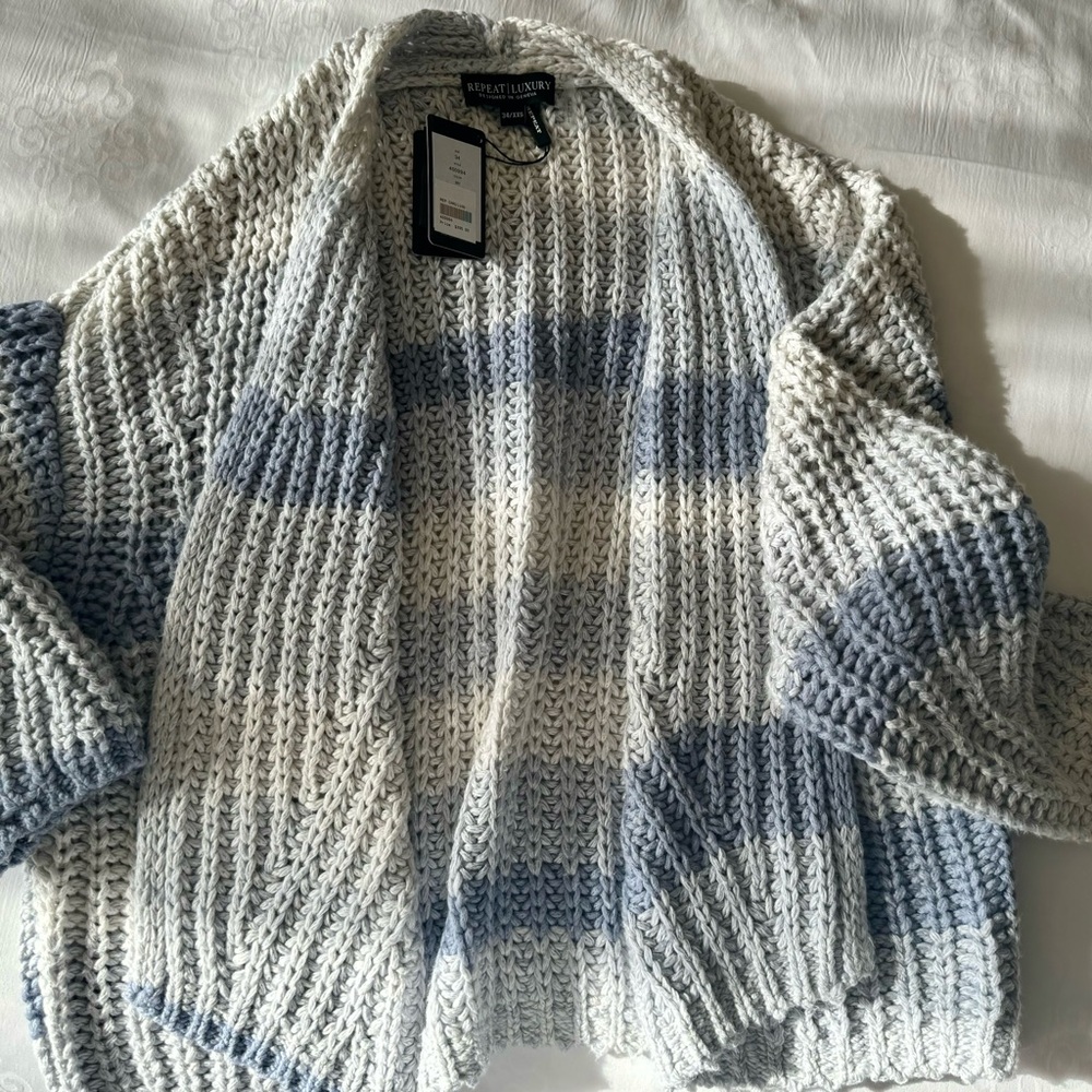 Anthropologie Repeat Luxury Cardigan/Designer Sweater - Picture 7 of 8